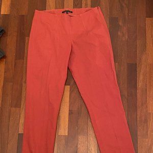 Theory Belisa Cropped Pants - Orange